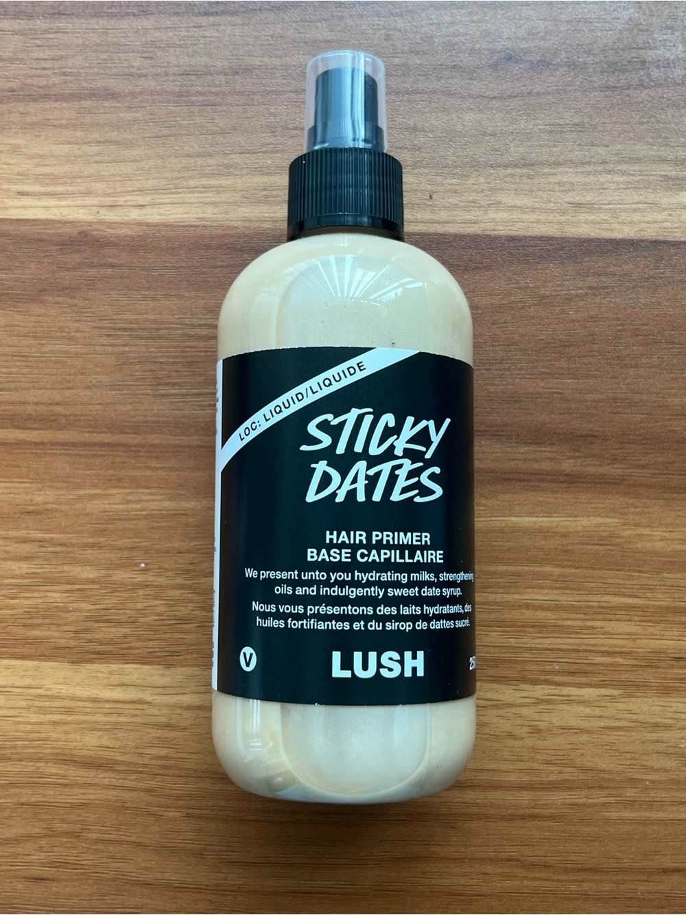 Lush Sticky Dates hair primer